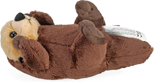 Vista 3 de Wild Republic Wild Calls - Peluche de nutria marina, juguete de peluche, regalos para niños, animal de zoológico, 8 pulgadas