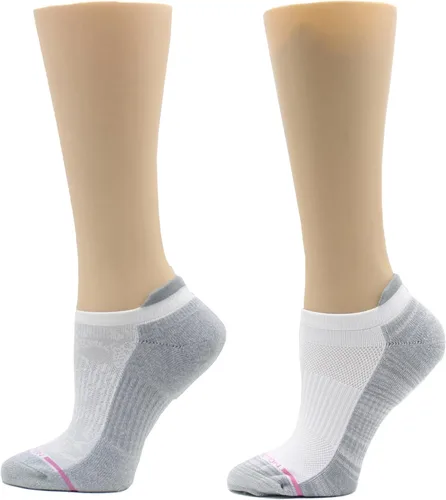 Vista 7 de Dr. Motion calcetines de compresión de corte bajo para mujer, 2 piezas