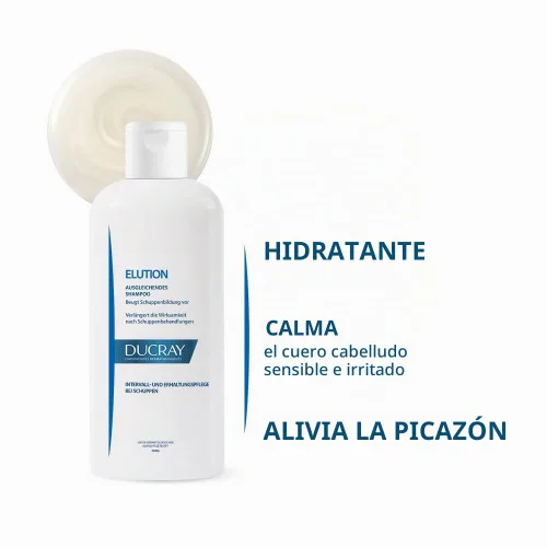 Vista 2 de Ducray Elution Champú Reequilibrante, 13.5 Fl Oz