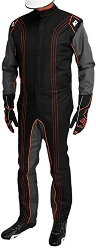 Vista 2 de K1 Race Gear CIK/FIA traje de competición de go kart, nivel 2, aprobado, M, Rojo