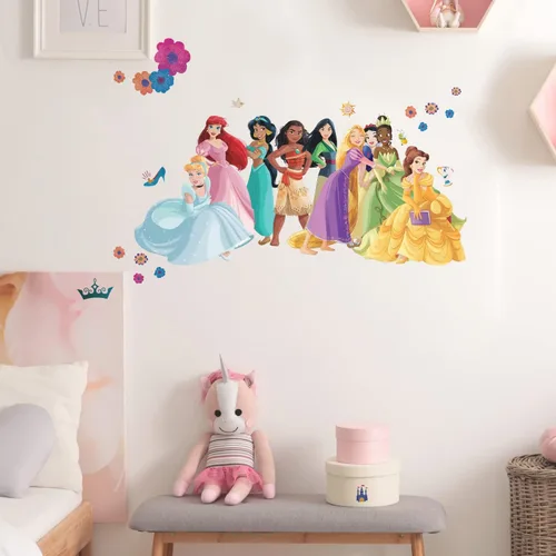 Vista 6 de Calcomanías de pared RoomMates Disney Princess Growth Chart Peel & Stick, RMK5169GC