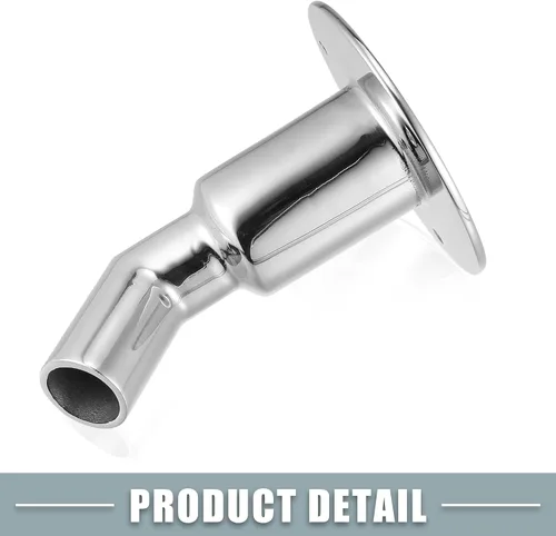 Vista 8 de Tubo de escape a través del casco con tornillos y tuercas para tubo de tubo de acero inoxidable de 0.945 in 0.94 pulgadas