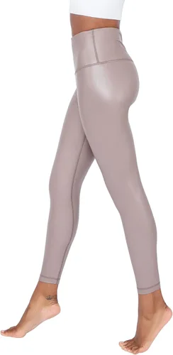 Vista 29 de 90 Degree By Reflex Leggings de cintura alta con forro polar de piel sintética de alto brillo y elástico