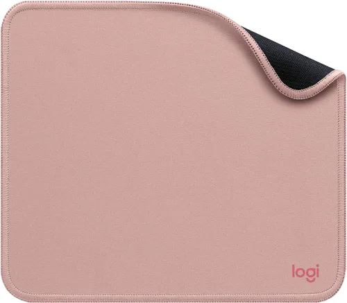 Vista 9 de Logitech Studio Series - Alfombrilla de ratón para computadora, color azul y gris Base de goma antideslizante, superficie de fácil deslizamiento