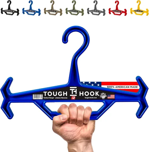 Vista 24 de Tough Hook ID - Percha de identificación resistente, fabricada en Estados Unidos, tapa de 200 libras, portaplatos, equipo táctico, buceo BCD