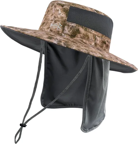 Vista 26 de BASSDASH Sombrero de pesca solar UPF 50+ resistente al agua con solapa desmontable para el cuello