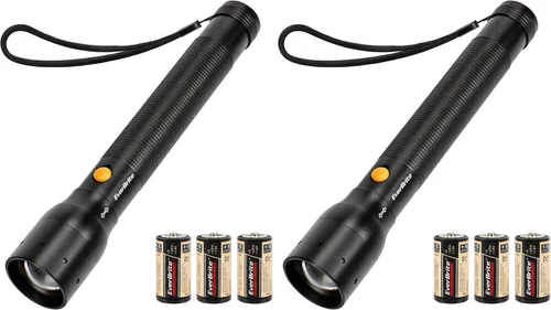 Vista 14 de EverBrite Mini linterna, luz de flash LED con zoom, 3 modos, 3 pilas AAA incluidas, linterna pequeña de mano para camping, emergencia, hogar - azul