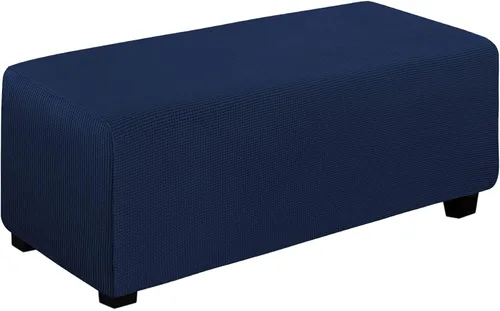 Vista 143 de Easy-Going Funda Elástica para Otomana Taburete de Almacenamiento Plegable Protector de Muebles Funda Rectangular Suave con Parte Inferior Elástica