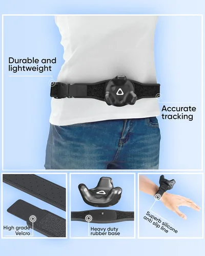 Vista 59 de Skywin VR Tracker Belt & VR Tracker Straps for HTC Vive System, 2 Pack Adjustable Belt and Hand Straps for VR Full Body Tracking