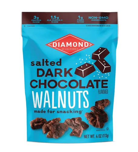 Vista 16 de Diamond of California Sal rosa del Himalaya nueces de walnut, 4 oz.