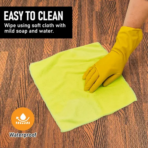 Vista 5 de HomeCube USA - Baldosas de espuma entrelazadas con veta de madera de 3/8 pulgadas de grosor para hogar, oficina, espacio de equipos