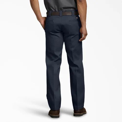Vista 2 de Dickies Pantalones de trabajo ajustados 873 para hombre Azul marino oscuro