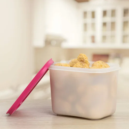 Vista 3 de Tupperware Congelador de plástico Mates Gen II 1.1L 1pc (Rosa, Blanco)