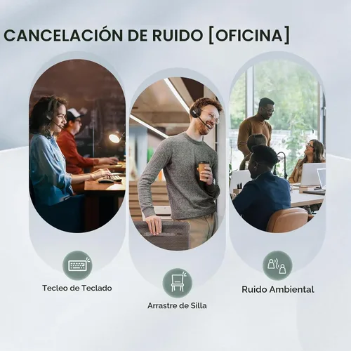 Vista 9 de Yealink BH70 Mono Bluetooth Teams Headset with AI Mic for Work from Home PC Negro (Equipos)