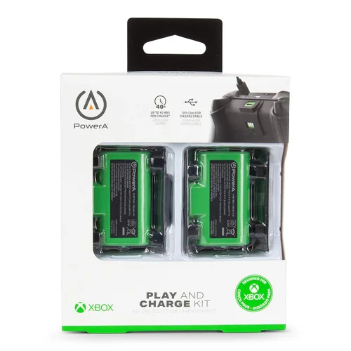 Vista 5 de PowerA Play Charge Kit for Xbox Wireless Controller Charging Charge Rechargeable Battery Xbox Series XS Xbox One - Xbox Series X