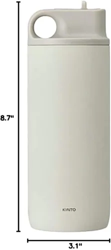 Vista 6 de Kinto 20284 Active Tumbler, 20.3 fl oz (20.3 fl oz), color rosa ceniza