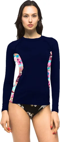 Vista 25 de Private Island Camiseta de entrenamiento de manga larga para mujer con protección UPF 50+ (RGT)