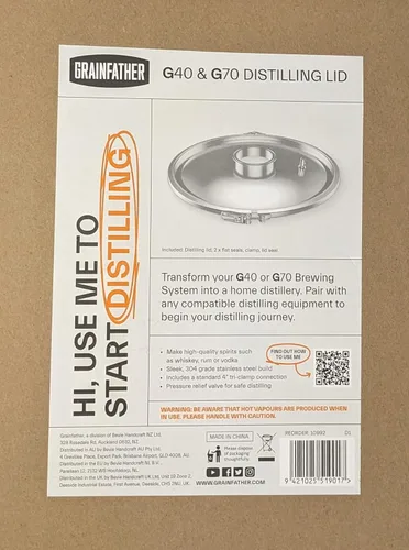 Vista 2 de Tapa de destilación para 40L/70L Grainfather G40/G70/G70²