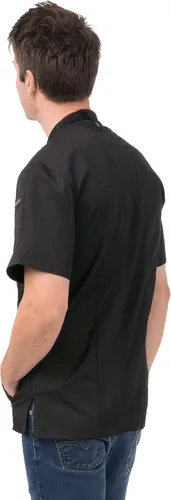 Vista 3 de Chef Works Abrigo de chef Bristol Signature Series para hombre