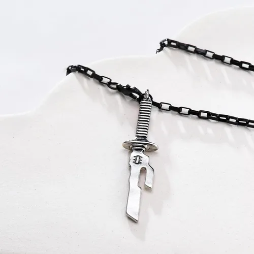 Vista 2 de LOTR Necklace Lord of the Rings Necklace Lord of the Ring Ring Necklace the Ring of Power Jewelry Narsil Necklace Broken Sword Necklace for Men Boys