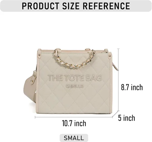 Vista 2 de Chinllo - Bolso de mano para mujer, bolsa satchel con asa superior y correa para el hombro