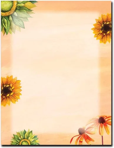 Vista 3 de Confetti Flowers - Papel para impresora láser y inyección de tinta con membrete, paquete de 25