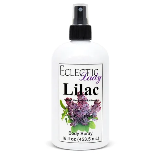 Vista 9 de Eclectic Lady Spray corporal lila, doble fuerza, 2 onzas, niebla corporal