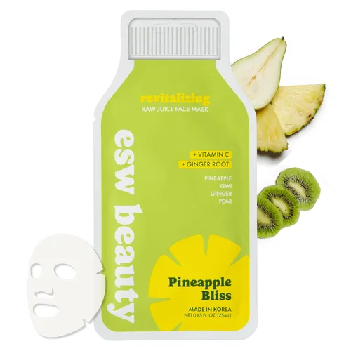 Vista 12 de ESW Beauty Deep Detox - Máscara Facial de Jugo Crudo para Control de Poros - Clarificante con Carbón Activado, Jugo de Limón y H2O para Piel Prone