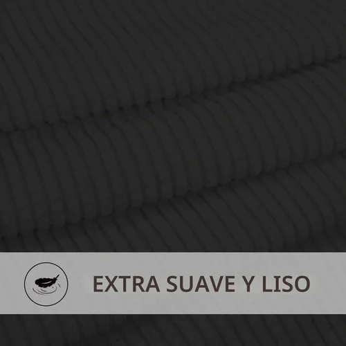 Vista 5 de PureFit Funda elástica para sofá biplaza, funda de sofá suave y antideslizante de jacquard de elastano, protector de muebles lavable con espuma