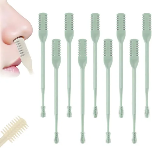 Vista 17 de Jiexily Cortador de Pelo Nasal 2 en 1 para Mujeres y Hombres, Nuevo 2025 Recortador de Nariz Giratorio 360° Herramienta Removedora, Cuchillo de Pelo