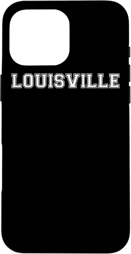 Vista 19 de iPhone 16 College University style Louisville Kentucky Sports Fan Case