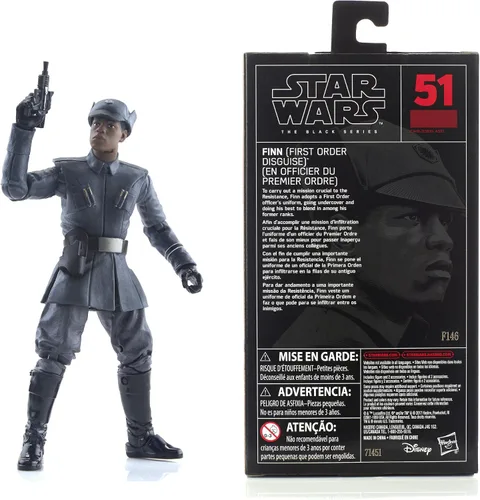 Vista 5 de Star Wars The Black Series Finn (disfraz de primera orden)