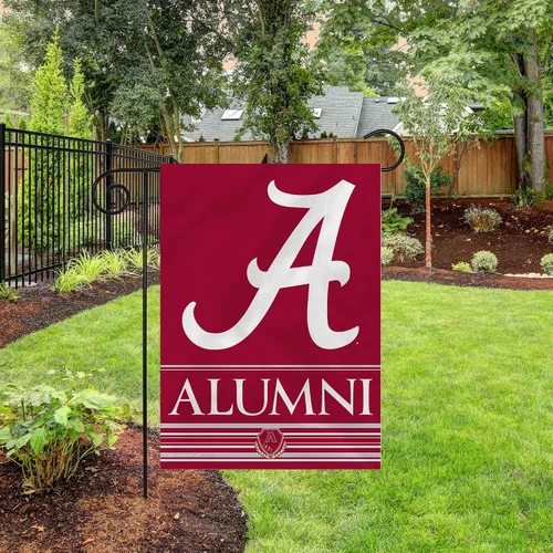Vista 3 de Rico Industries NCAA Alumni - Bandera de jardín de doble cara de 13 x 18 pulgadas