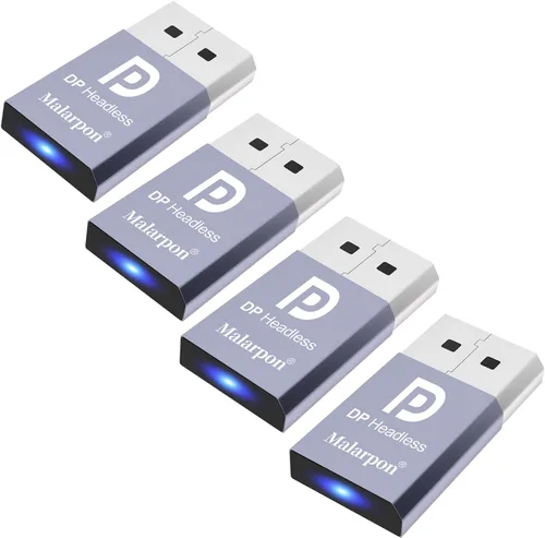 Vista 19 de Enchufe simulado HDMI compatible con pantalla sin cabeza emulador DDC EDID Headless Ghos con Windows Mac OSX Linux Ideal para aceleración