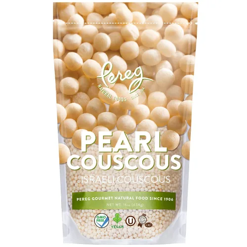 Vista 2 de PEREG Perlas de cuscús gourmet, 16 onzas x 6