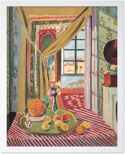 Vista 35 de Poster Master Póster Vintage de Henri Matisse – Impresión Retro de Fauvismo – Regalo para Artista, Inauguración de Casa – La Ventana, Maceta