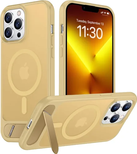 Vista 67 de Funda para iPhone 11 con compatibilidad magnética, [Soporte invisible incorporado][Compatible con MagSafe]