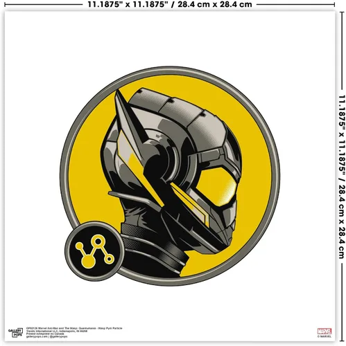 Vista 4 de Trends International Gallery Pops Marvel Ant-Man and the Wasp: Quantumania - Paquete de arte de pared de avispas (paquete de 3)