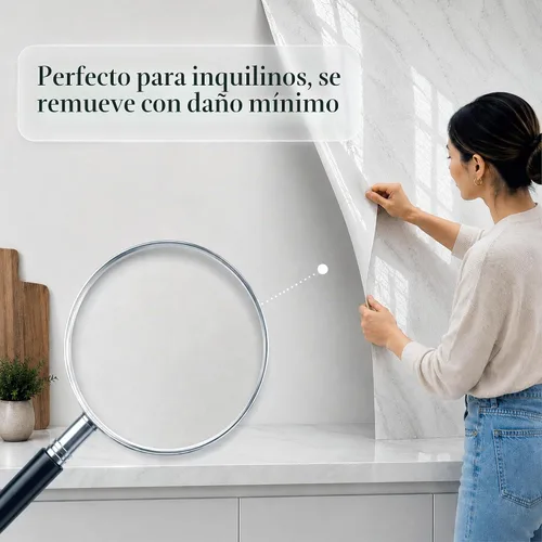 Vista 6 de Papel de contacto de mármol Very Berry Sticker (Blanco, 15.7" x 78", 1 paquete) Envoltura de encimera despegar y pegar, vinilo impermeable, amigable