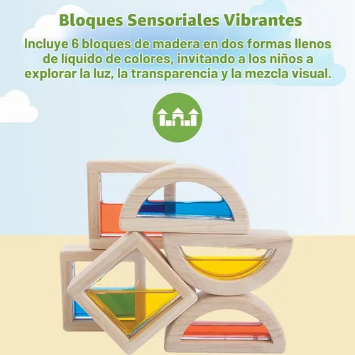 Vista 2 de Plan Toy Water Blocks Multicolor