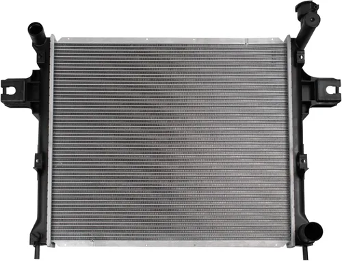 Vista 64 de TRQ Radiador de núcleo de aluminio de 1 fila Compatible con Subaru WRX STI 2.5L Turbo AWD 2015-2020