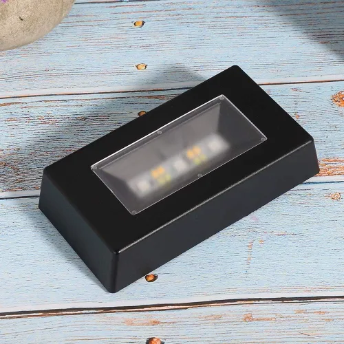 Vista 7 de Base de luz LED, placa de exhibición iluminada para arte de vidrio 3D, pedestal multicolor para cristales, acrílico, joyas, base iluminada que