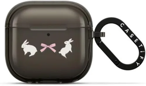 Vista 6 de CASETiFY Impact Airpods Pro (3ª) - Funda con anillo, color negro