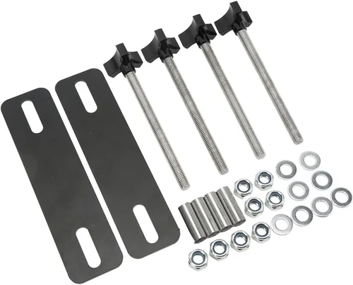 Vista 5 de Luqeeg Kits de pasadores de montaje para tablas de tracción, kit de montaje de tabla de tracción con placa base de acero resistente para pistas