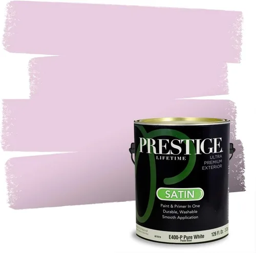 Vista 114 de PRESTIGE Pinturas de pintura interior e imprimación en uno, 1 galón, plano, combinación comparable de Sherwin Williams* Kimono Violet*