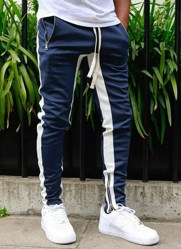 Vista 5 de FLYFIREFLY Pantalones deportivos de gimnasio para hombre, pantalones de hip hop, pantalones de atletismo, pantalones de entrenamiento para correr