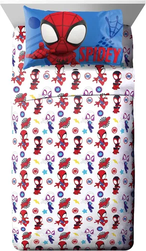 Vista 29 de Jay Franco - Juego de sábanas para niños con sábana bajera, sábana encimera y funda para almohada - Ropa de cama ultra suave con funda para almohada