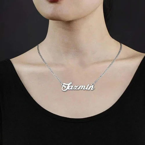 Vista 3 de SexyMandala - Collar con nombre personalizado para mujer y niña