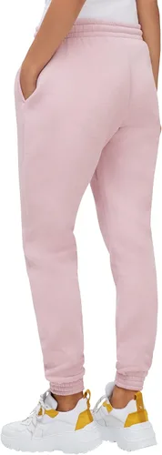 Vista 3 de Ellos Pantalones deportivos de forro polar con cordón en la cintura para mujer