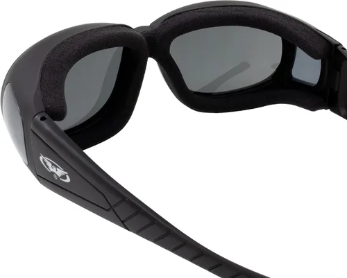 Vista 7 de 2 pares de anteojos de sol de seguridad para motocicletas se adapta a la mayoría de lentes recetados, humo y claridad noche y día, cumple